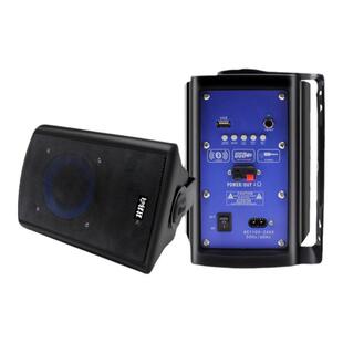 有源音箱蓝牙音响商场公共广播系统电脑专用壁挂式音箱主副带功放