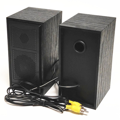 包邮卫星箱左右莲花口一对低音炮