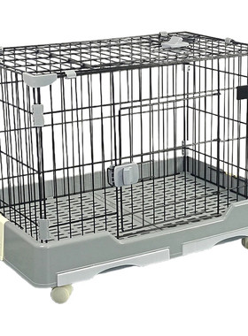 狗笼中小型犬室内带厕所