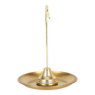 盘香架托盘香薰蚊香架24小时金属香夹底座支撑架子檀香香插香炉