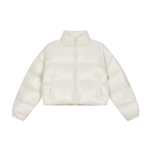 [防泼水]Champion冠军短款羽绒服女25冬季新款外套辣妹风修饰身材