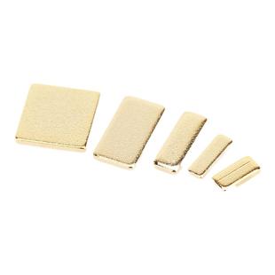 SMT镀金铜片电池导电极PCB散热金手指汇流条垫载带贴片焊接铜触点