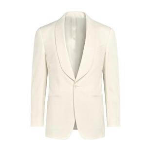 SUITSUPPLY米白色Traveller四股羊毛礼服西装上衣