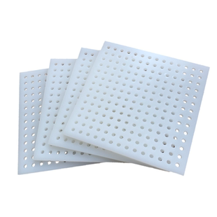 亚克力板白色洞洞板冲孔塑料板水族箱过滤板隔板定制带孔挡板网板