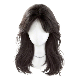 卷发假发女片头顶全头套补发蓬松高颅顶增发量遮白发免发网假发套