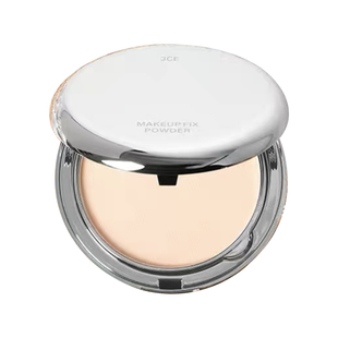 3ce粉饼小银盒韩国定妆雾面隐形毛孔控油防汗干湿两用散粉