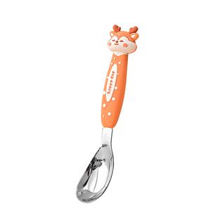 316不锈钢勺子儿童元宝勺家用高颜值宝宝勺餐具精致汤匙吃饭小勺