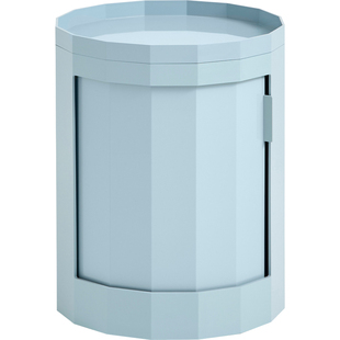 sort丹麦HAY多功能储物收纳柜彩色塑料置物浴室床头Facet Cabinet