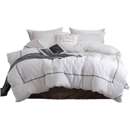 五星级酒店用全棉空调被芯秋冬双人纯棉加厚超细纤维冬被子