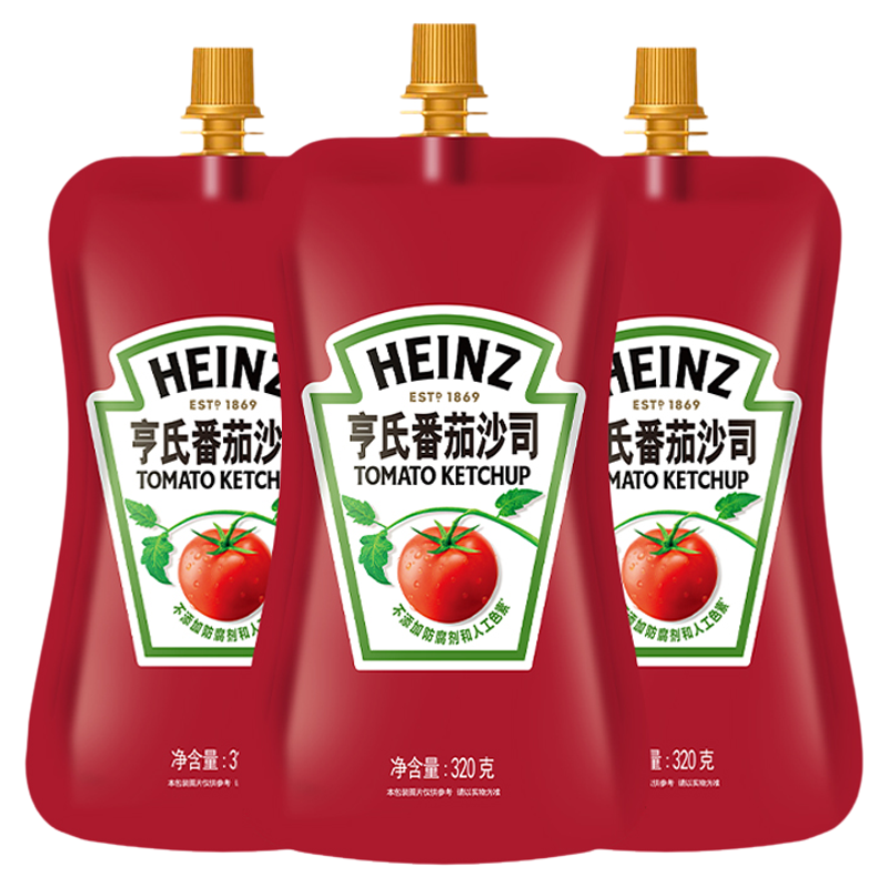 亨氏番茄沙司挤挤装番茄酱