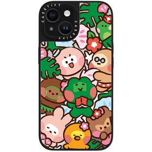 LINE FRIENDS minini x CASETiFY联名 还能挤挤 适用于iPhone16ProMax/16Pro/15ProMax/华为Mate 60Pro手机壳