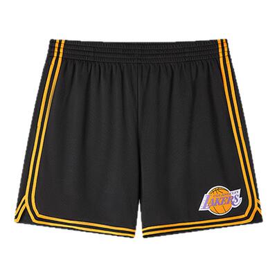 MN勇士湖人透气刺绣百搭短裤男