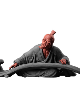 炼器伯牙抚琴禅意香插装饰摆件