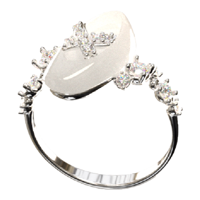 TOGGLER迷你贝壳芭蕾舞鞋戒指