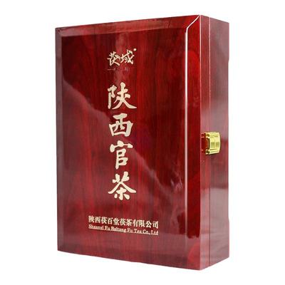 茯域黑茶泾阳茯茶金花砖茶礼盒装