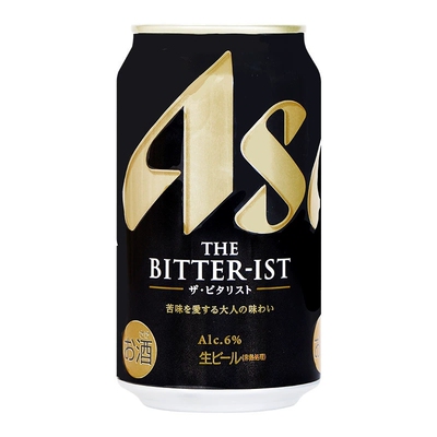 日本原装进口Asahi/朝日至苦啤酒350ml*24罐整箱苦感苦味黑生啤