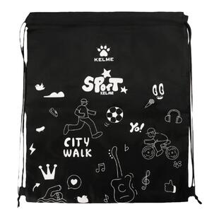 卡尔美束口袋大容量足球收纳包抽绳双肩包运动健身训练户外篮球包