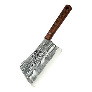 新品炮弹钢锻打商用家用肉铺七星斩骨刀特重刀砍大骨猪羊牛骨专用