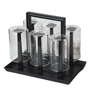 杯架子置物架托盘家用放茶杯收纳杯架创意沥水架玻璃杯倒挂杯子架