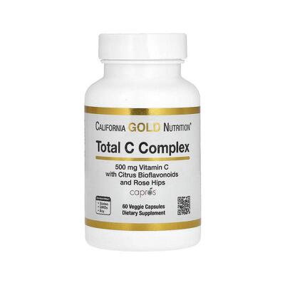 香港直发iHerb California Gold Nutrition维生素C免疫健康60粒