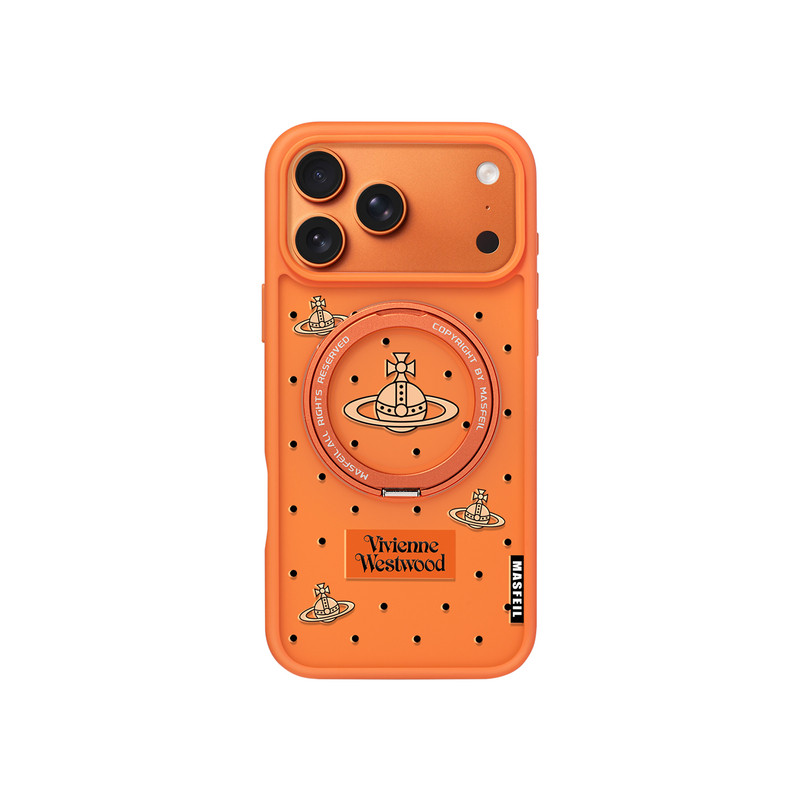 ZHIZHE×土星星球适用苹果17promax手机壳iPhone17pro新款带支架ip17全包Fo5磁吸支点网红高级感保护套