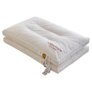 李官奇大豆纤维超软枕芯家用抗菌全棉枕头酒店护颈椎成人枕一对装