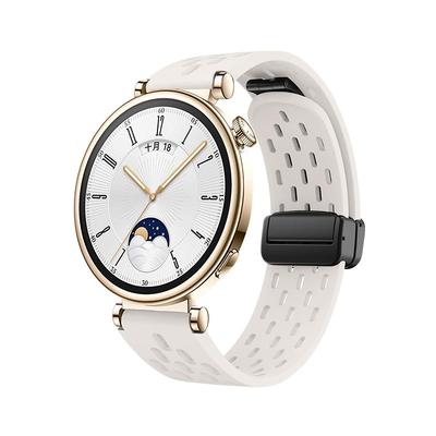 透气磁吸硅胶适用手表带