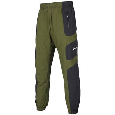 Nike/耐克正品秋冬休闲男子拼接梭织宽松训练运动长裤BV5216