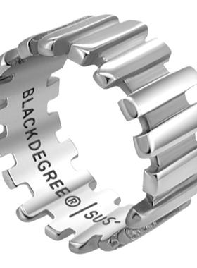 Blackdegree男女小众钛钢戒指