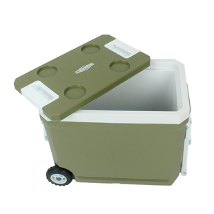 35升pu车载保温箱商用摆摊带轮拉杆户外食品级外卖送餐保鲜冷藏箱