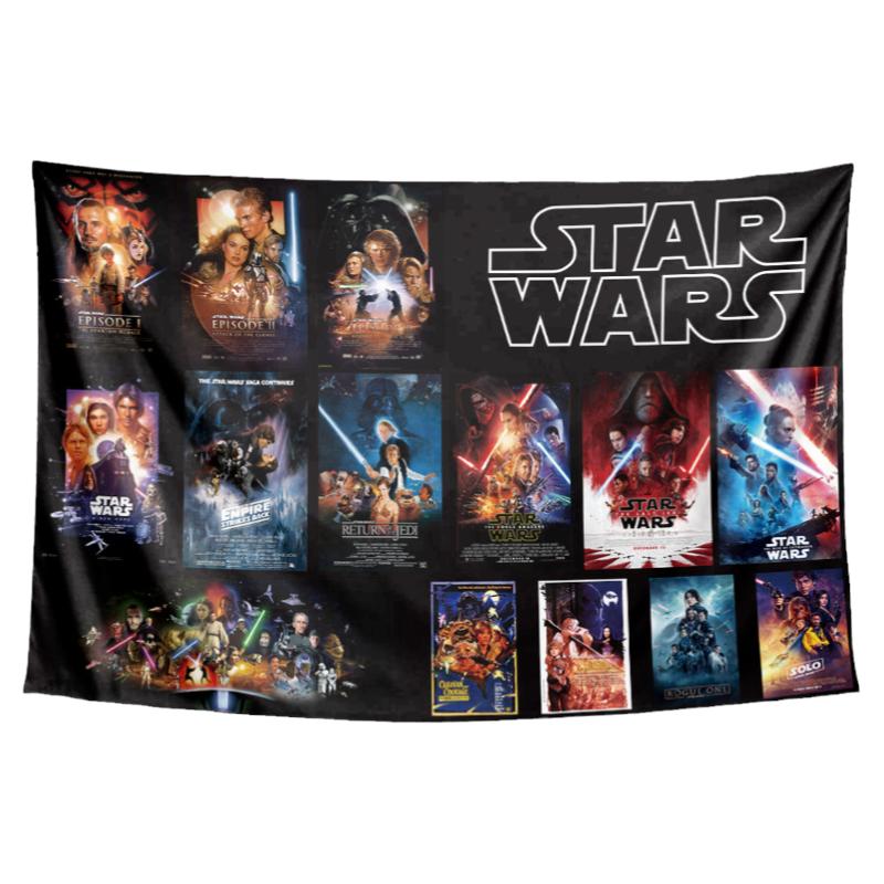 Star Wars星球大战系列电影定制周边装饰画背景墙布海报挂毯挂布