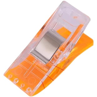 爆款白红彩色斧头卡通拼布缝纫定位固定包边27塑料小夹子