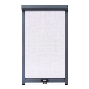 回卷隐形纱窗上下推拉断桥铝合金高透网防蚊自装可定制上门安装