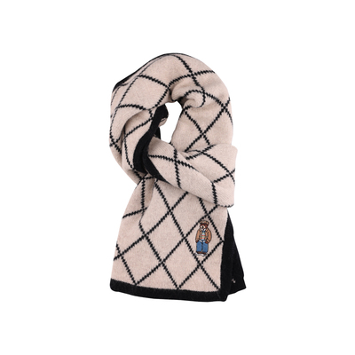 礼盒装美利奴羊毛情侣款新年围巾