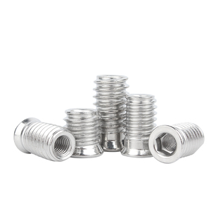 304不锈钢内外牙螺母家具螺帽沉头内六角预埋件螺丝帽M4M5M6M8m10