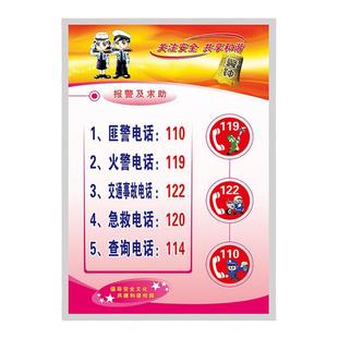 消防安全标语校园防火灾防地震防溺水宣传海报学校交通挂图墙贴纸