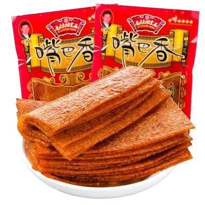 毛劲松嘴巴香亲嘴片辣片