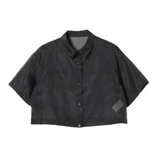 RAY BEAMS女装短袖衬衫2023夏季新品清凉时尚微透上衣010102CK