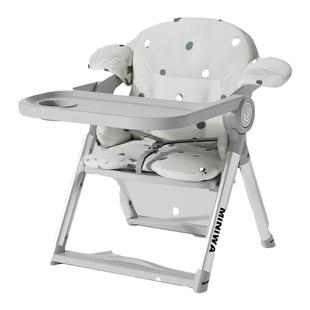宝宝餐椅儿童家用学坐座椅婴幼儿吃饭专用便携餐桌椅可折叠沙滩椅