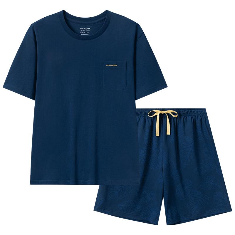 舒雅男士纯棉家居服套装