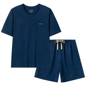 舒雅男士纯棉家居服套装