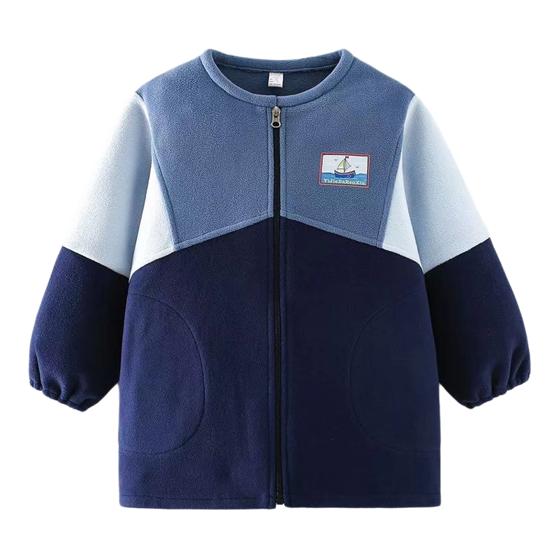 儿童罩衣秋冬羽绒服校服外穿防脏