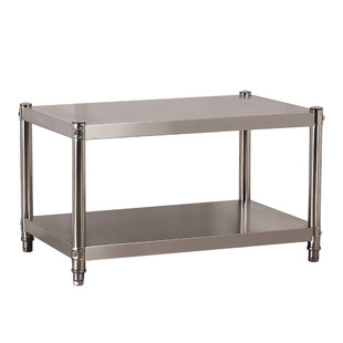 二层厨房置物架落地可移动带轮台面烤箱架双层微波炉架两层收纳架