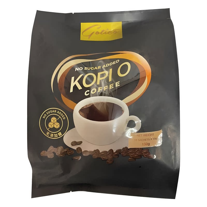 GOTICO KOPI低卡路里零糖黑咖啡纯正咖啡速溶咖啡粉无糖配方150克