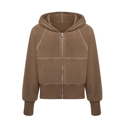 ADoOr2色摇粒绒卫衣外套