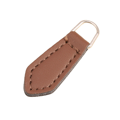 金属带皮拉链头拉片吊坠