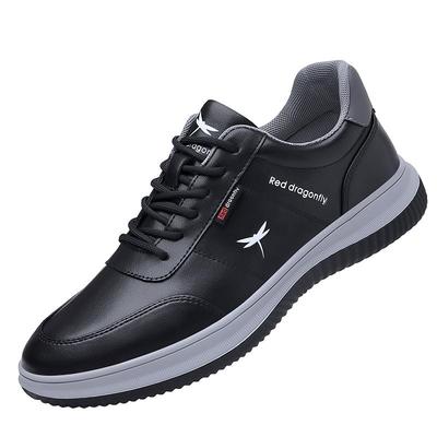 红蜻蜓男鞋真皮休闲皮鞋