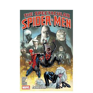 【预售】漫威漫画 神奇蜘蛛侠卷2：元素 The Spectacular Spider-Men Vol.2: Elementary 英文漫画书原版进口美漫书籍