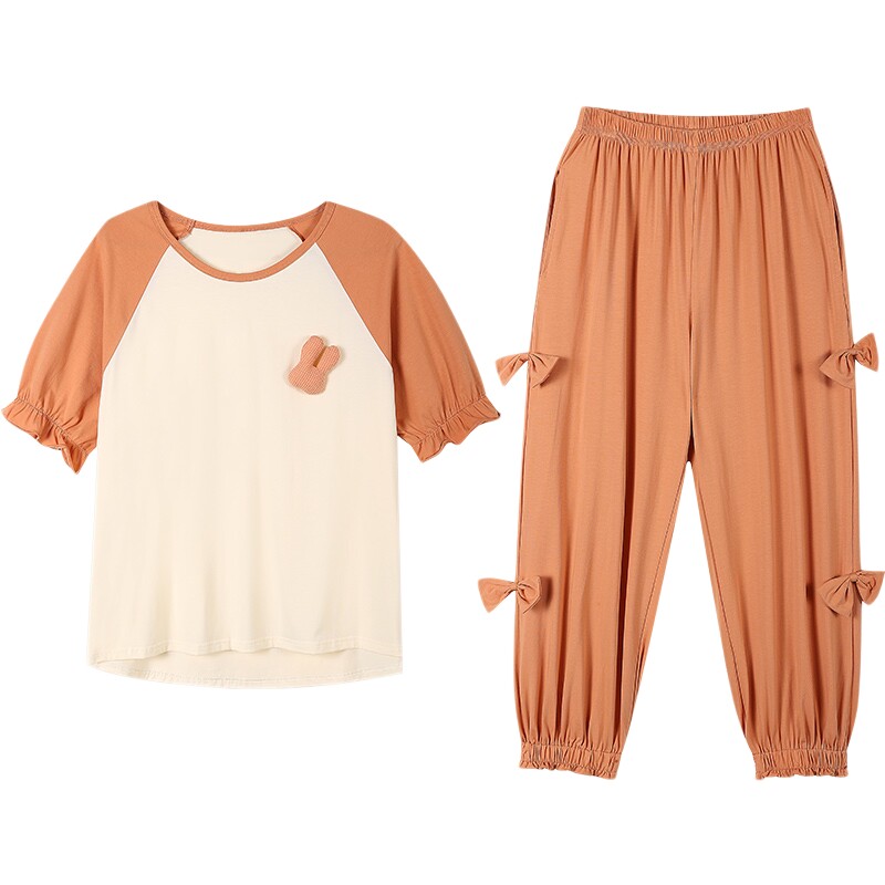 秋鹿夏季可爱家居服女士