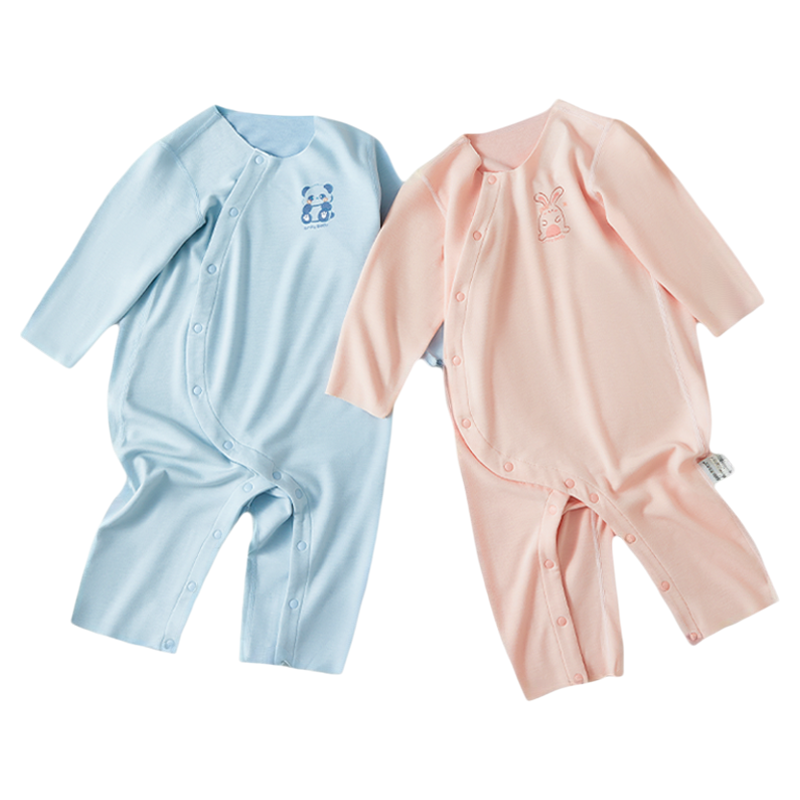 德绒婴儿连体衣服秋装冬季新生幼儿男女宝宝睡衣打底保暖内搭衣服